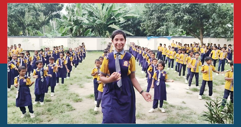 দিনাজপুরে অন্য রকম সরকারি প্রাথমিক বিদ্যালয়