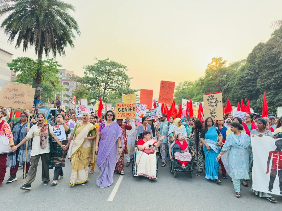 সম-অধিকারের দাবিতে ‘নারীর ডাকে মৈত্রী যাত্রা’